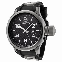 Invicta Watches : 0060 Black Dial Stainless Steel Band Men Watch