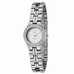 Invicta Watches : 0129 White Dial Stainless Steel Women Watch