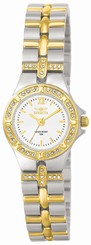 Invicta Watches : 0133 White Dial Stainless Steel Band Women Watch