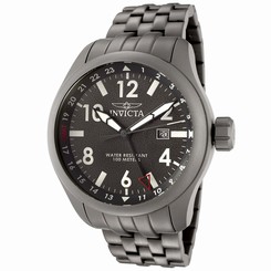 Invicta Watches : 0192 Grey Dial Stainless Steel Band Men Watch