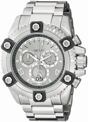 Invicta Watches : 0336 Silver Dial Stainless Steel Band Men Watch