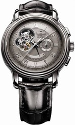 Zenith Watches : 03.1260.4021/76.C505 Automatic COSC Cobalt Roman Numeral Chronograph With Power Reserve Indicator And Partial Skeleton View Of Movement Escapement Dial Black Crocodile Leather Band Men Watch