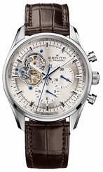 Zenith Watches : 03.2040.4061/01.C494 Chronomaster El Primero Open Chronograph Brown Leather Men Watch