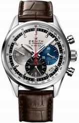 Zenith Watches : 03.2150.400/69.C713 El Primero Automatic Chronograph Date Brown Leather Men Watch