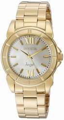 Invicta Watches : 0460 White Mother Of Pearl Dial 18k Gold Plated Women Watch