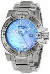 Invicta Watches : 0515 Blue Dial Stainless Steel Band Men Watch