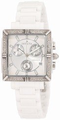 Invicta Watches : 0719 Silver Dial Chronograph Luminous Timer Measures Seconds Women Watch