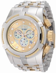 Invicta Watches : 0822 Gold Dial Stainless Steel Men Watch