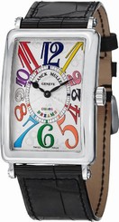 Franck Muller Watches : 1002QZCOLDRMSS Swiss Quartz Silver Men Watch