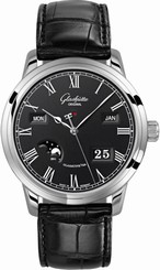 Glashutte Original Watches : 100-02-25-12-05 Black Automatic Self Winding Men Watch
