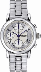 MontBlanc Watches : 101643 Automatic Chronograph Date Stainless Steel Men Watch
