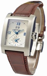 MontBlanc Watches : 102371 Automatic Dual Time Date Brown Leather Men Watch