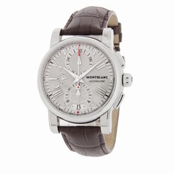 MontBlanc Watches : 102378 Automatic Chronograph Date Brown Leather Men Watch