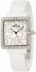 Invicta Watches : 10265 Quartz Analog White Ceramic Women Watch
