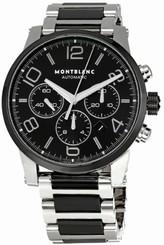 Fake AAA MontBlanc Watches : 103094 Automatic Chronograph Stainless Steel and Ceramic Men Watch Watch