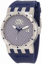 Invicta Watches : 10422 Quartz Analog Date Blue Silicone Women Watch