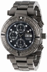 Invicta Watches : 10487 Black Dial Stainless Steel Band Men Watch