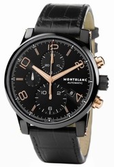 MontBlanc Watches : 105805 Automatic Chronograph Date Black Men Watch
