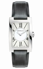 MontBlanc Watches : 107312 Quartz Analog Black Leather Women Watch