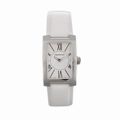 MontBlanc Watches : 107313 Quartz Analog White Leather Women Watch