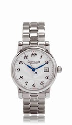 MontBlanc Watches : 107316 Automatic Silvery White Guilloch�� Dial Date Stainless Steel Men Watch