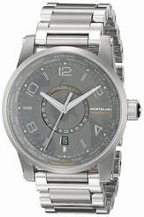 MontBlanc Watches : 108956 Grey Dial Titanium Men Watch