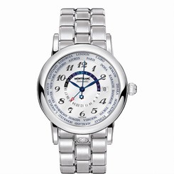 MontBlanc Watches : 109286 Automatic World Time GMT Stainless Steel Men Watch