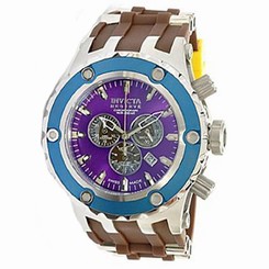 Invicta Watches : 10996 Purple Dial Chronograph Luminous Stop-watch Men Watch