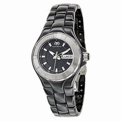 Technomarine Watches : 110026C Black Dial Stainless Steel Band Women Watch