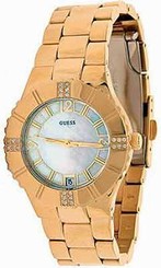 Guess Watches : 11065L1 Quartz Analog Date Stainless Steel Women Watch
