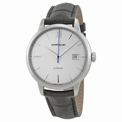 MontBlanc Watches : 111622 Automatic Analog Date Black Leather Men Watch