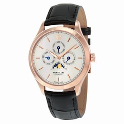 MontBlanc Watches : 112535 Silvery White Automatic Men Watch