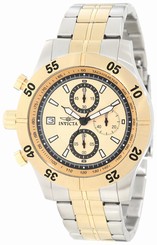 Invicta Watches : 11275 Quartz Chronograph Date Two Tone Stainless Steel Men Watch