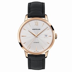 MontBlanc Watches : 113705 Silver Automatic Men Watch