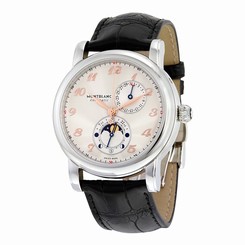 MontBlanc Watches : 113848 Silver Automatic Men Watch