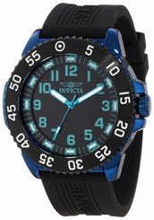 Invicta Watches : 11411 Black Dial Second-hand Shock-resistant Men Watch
