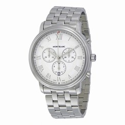 MontBlanc Watches : 114340 Quartz Chronograph Date Stainless Steel Men Watch