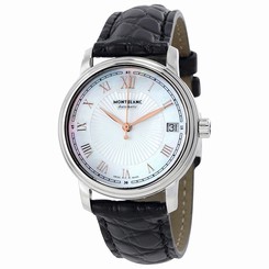 MontBlanc Watches : 114366 White Mother Of Pearl Automatic Men Watch