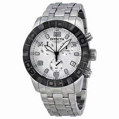 Invicta Watches : 11453 Silver-tone Quartz Men Watch