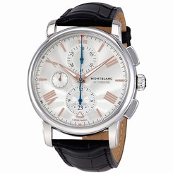 MontBlanc Watches : 114855 Silvery- White Guilloch?? Automatic Men Watch