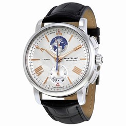 MontBlanc Watches : 114859 Silvery- White Guilloch?? Automatic Men Watch