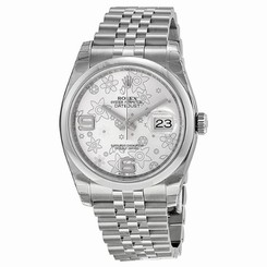 Rolex Watches : 116200SFAJ Silver Dial Fixed Domed Band Men Watch