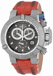 Invicta Watches : 11626 Quartz Chronograph Day Date Red Leather Women Watch