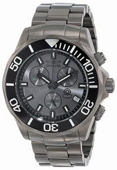 Invicta Watches : 12114 Grey Dial Stainless Steel Band Men Watch
