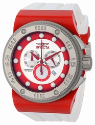 Invicta Watches : 12318 Silver Dial Chronograph Rotating Bezel Men Watch