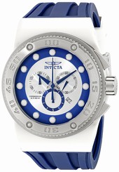Invicta Watches : 12327 Quartz Chronograph Date Blue Silicone Men Watch