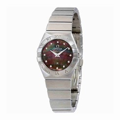 Omega Watches : 123.10.24.60.57.003 Tahiti Mother Of Pearl Dial Fixed Stainless Steel Band Men Watch