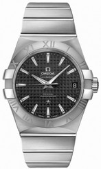 Omega Watches : 123.10.38.21.01.002 38mm Automatic Co-Axial Chronometer Black Dial Stainless Steel Case With Stainless Steel Bracelet Men Watch