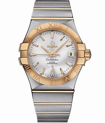 Omega Watches : 123.20.35.20.02.002 35mm Automatic Chronometer Silver Dial Yellow Gold Case With Yellow Gold And Stainless Steel Bracelet Men Watch