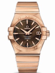 Omega Watches : 123.50.35.20.13.001 35mm Automatic Chronometer Brown Dial Rose Gold Case With Rose Gold Bracelet Men Watch